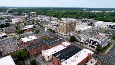 high-point-nc,-north-carolina-aerial-push-in