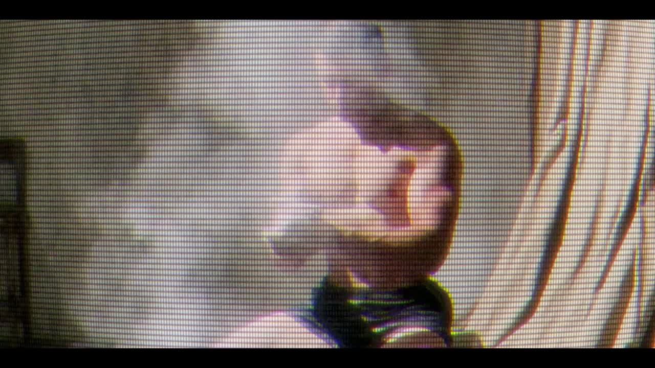 A retro CRT-style overlay with scanlines and distortion