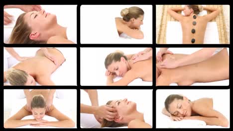 Montage-presenting-several-spa-treatments