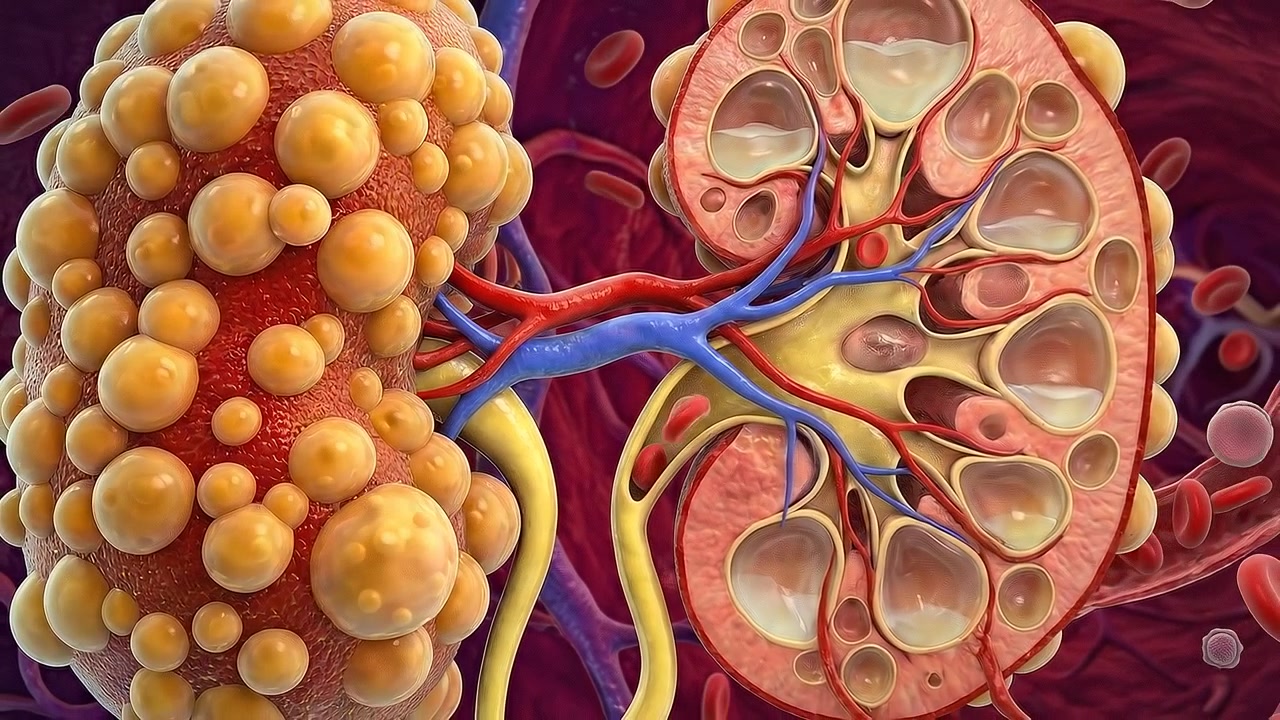 3D Medical Animation of Polycystic Kidney Disease