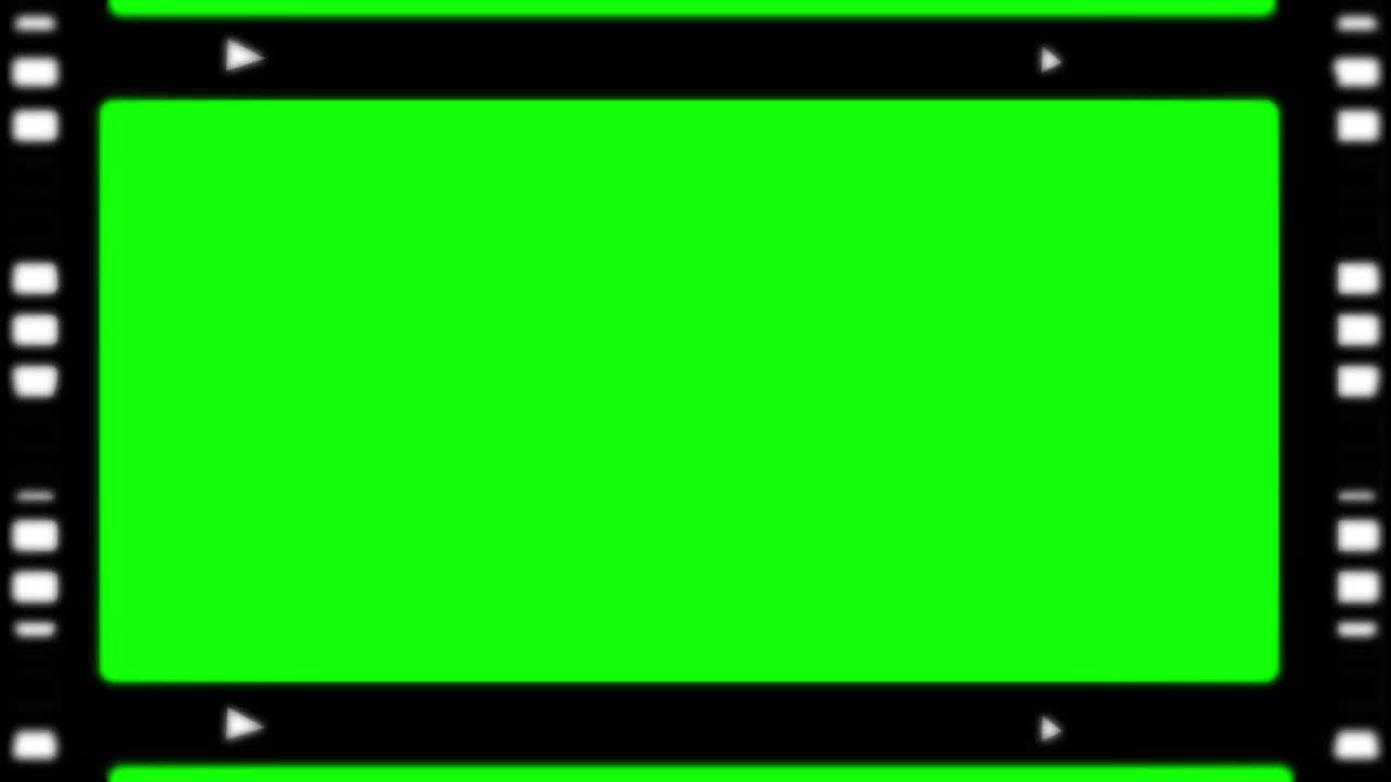 tiras de películas que muestran espacios clave de croma