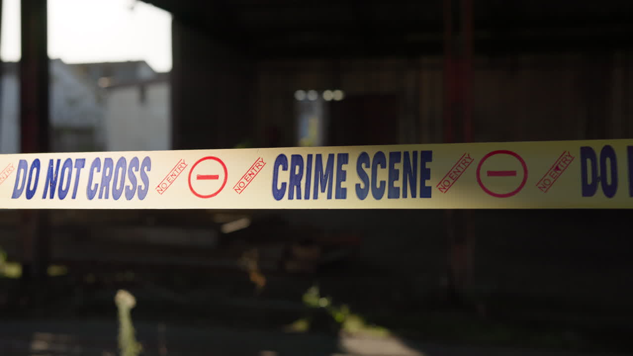 cinta de la escena del crimen