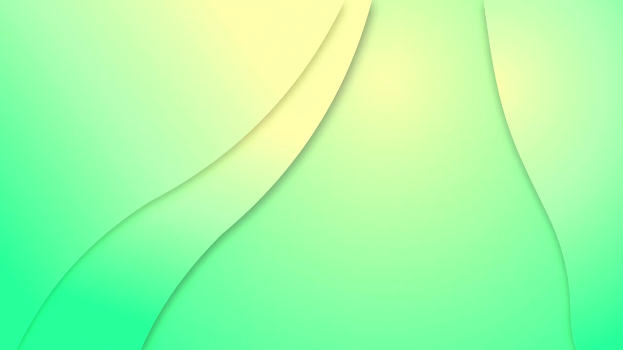 animación de líneas de gradiente verde ondulando en un bucle sin costuras