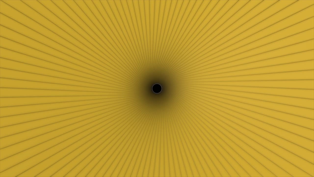 Sfondo giallo astratto con cerchio nero