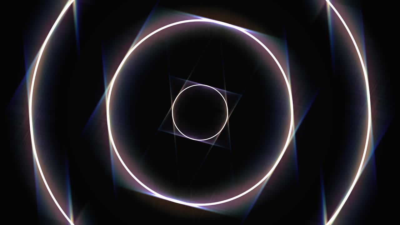 círculos brillantes abstractos