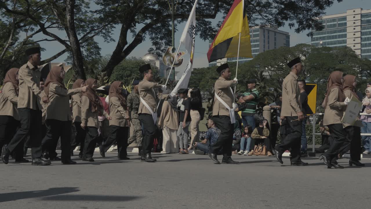Celeberation Of Sarawak Governor Birthday ,12 october 2024,was held at kuching with so many goverment agencies take part in the parade and also sarawak culture tribe with they traditional costume.