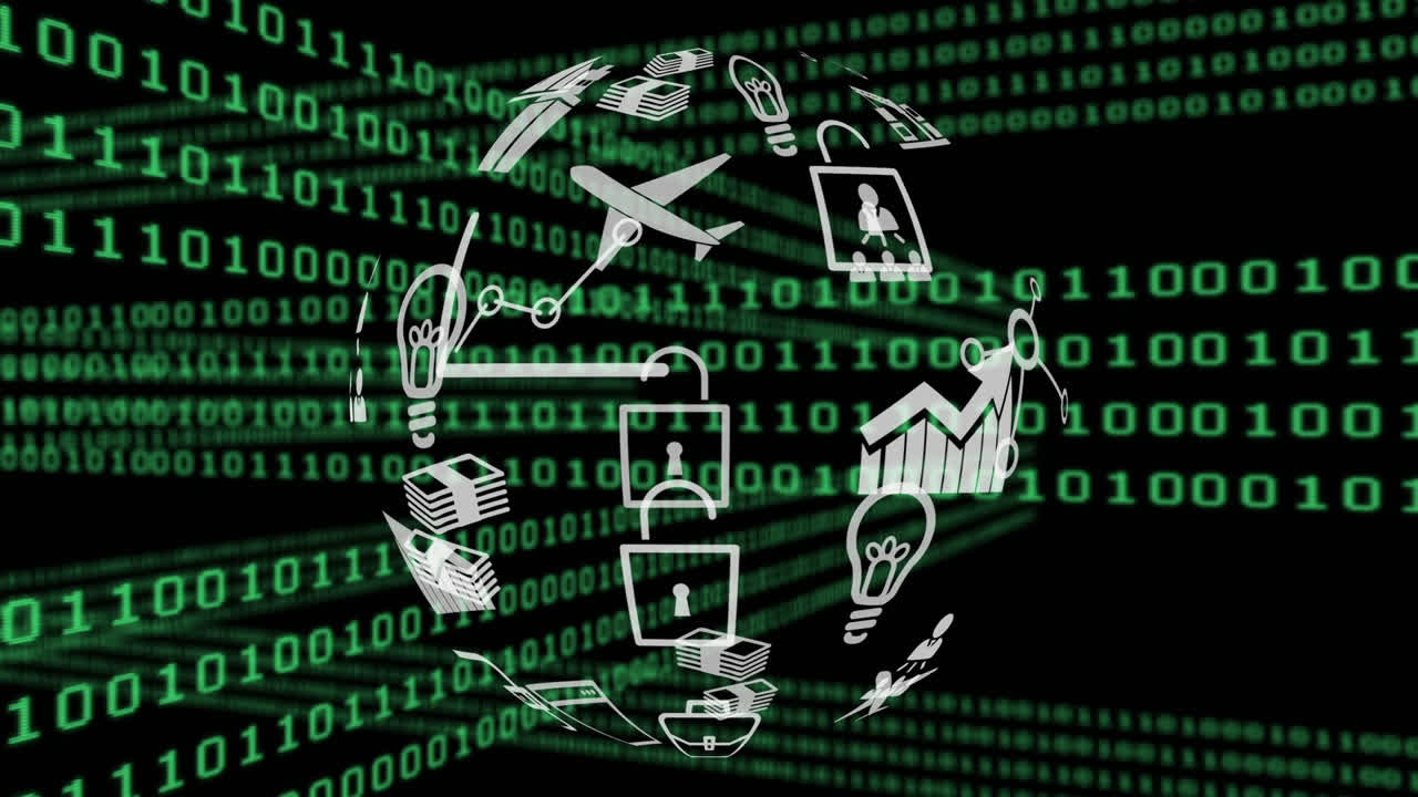 Application icons and binary codes