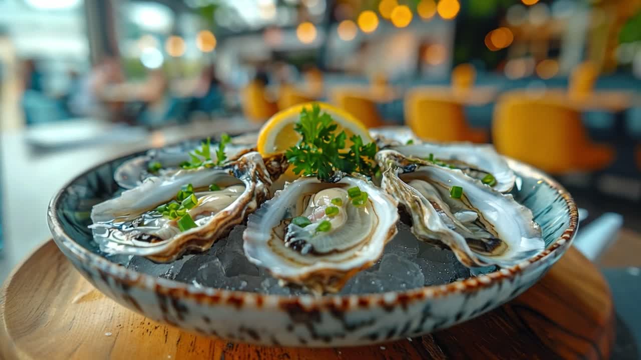 Fresh Oysters with Lemon and Parsley