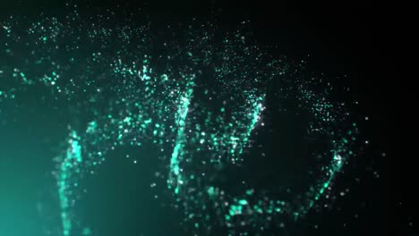 space particle galaxy animated background