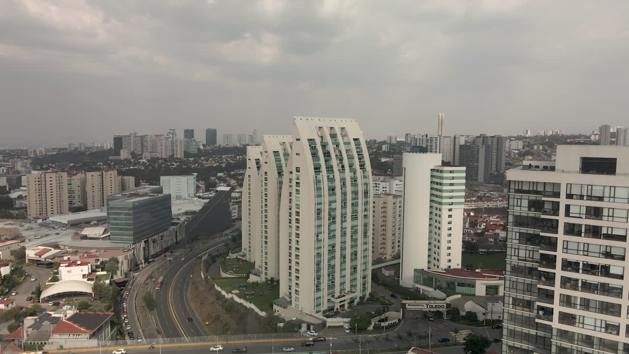 vista de la zona residencial de la ciudad de mexico