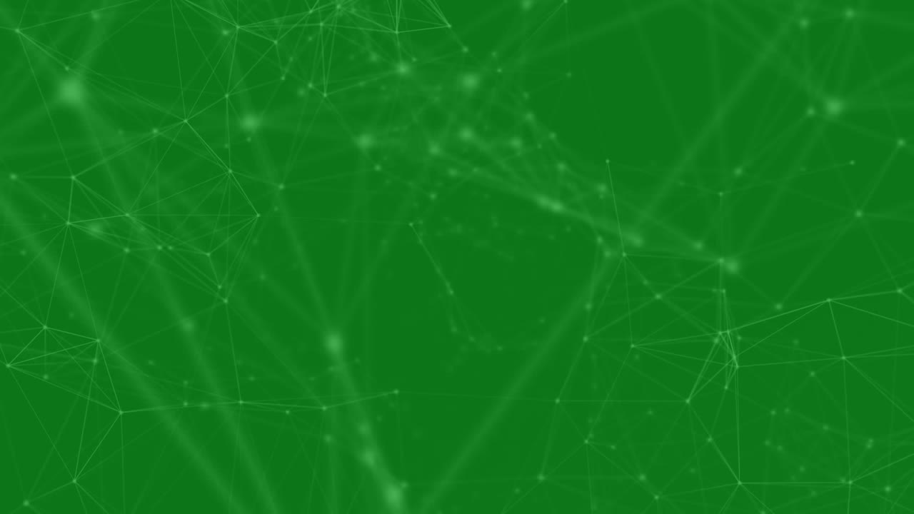 Animation of network of connections over business texts