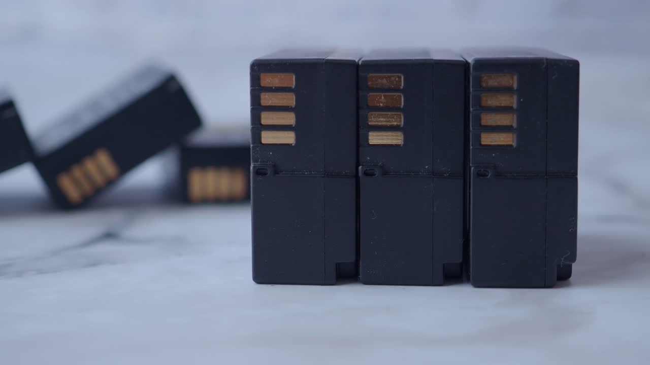 baterías de las cámaras