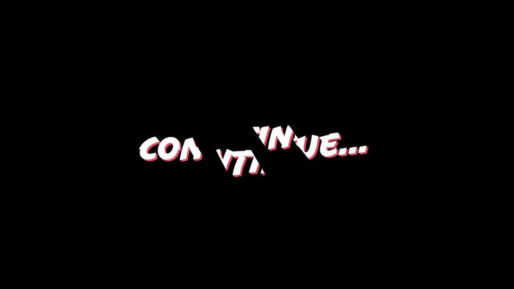 Word Continue written in capital letters