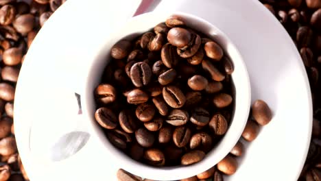 cup of coffee beans