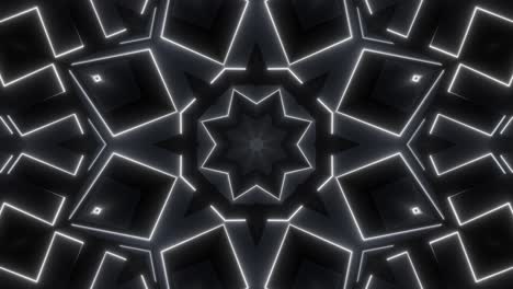 patrón geométrico de neón abstracto