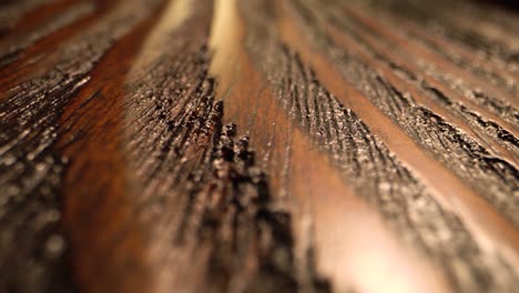 close-up of dark wooden texture