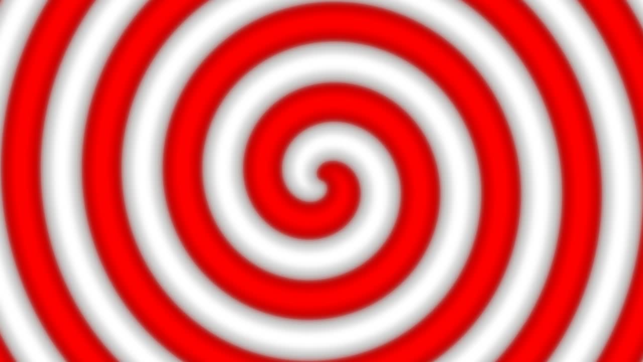 빨간색과 색의 나선형