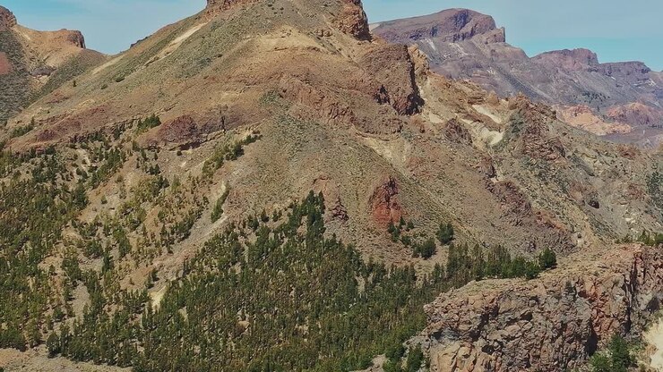 Escursione attraverso il terreno accidentato dell'isola di Tenerife in Spagna