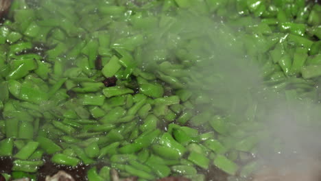 Paella-Española-Con-Judías-Verdes