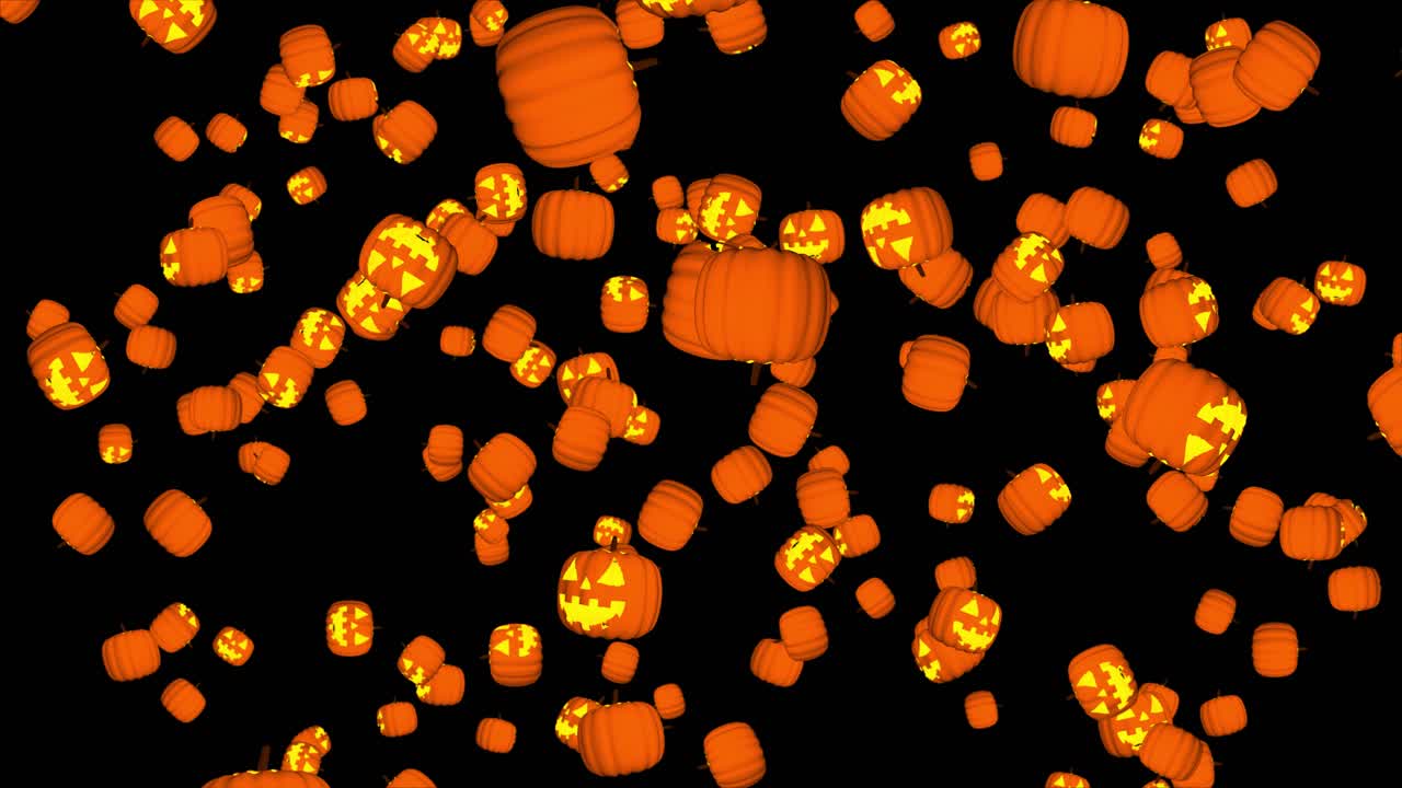 Falling Jack-o'-lanterns