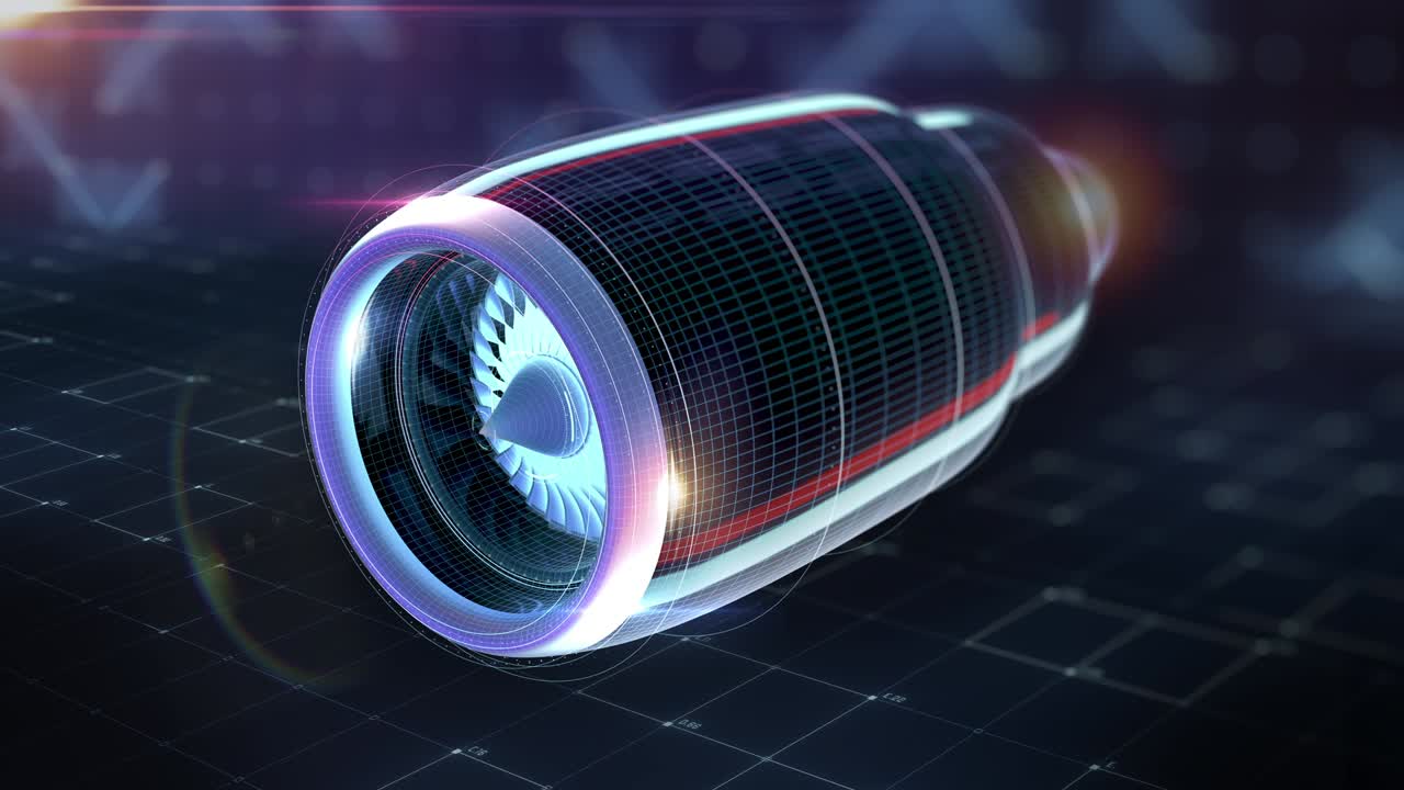 항공기 엔진 공기역학의 기계 세부 사항