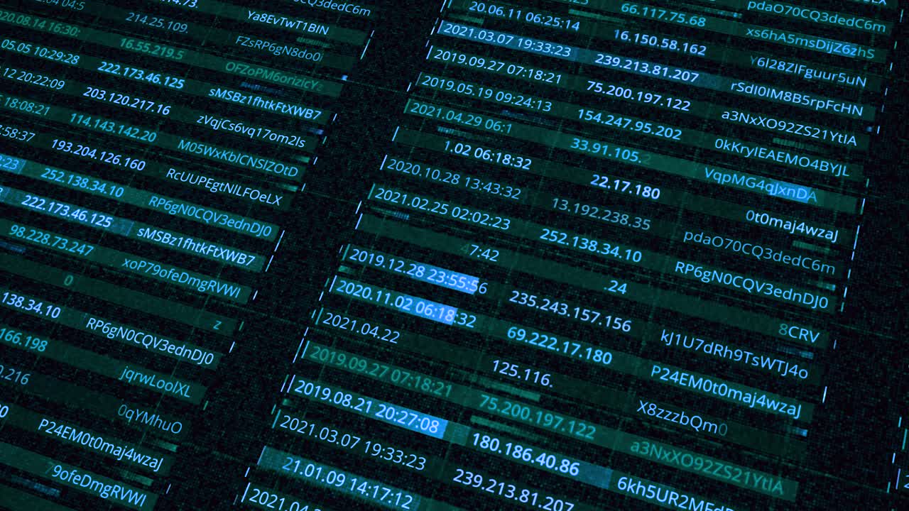 Abstract Digital Data Visualization