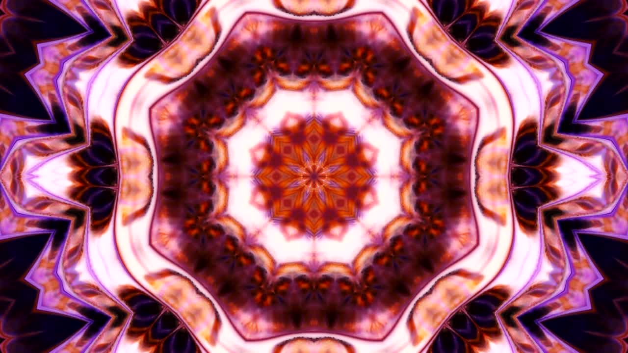 movimiento de fondo de kaleidoscopio abstractamente colorido