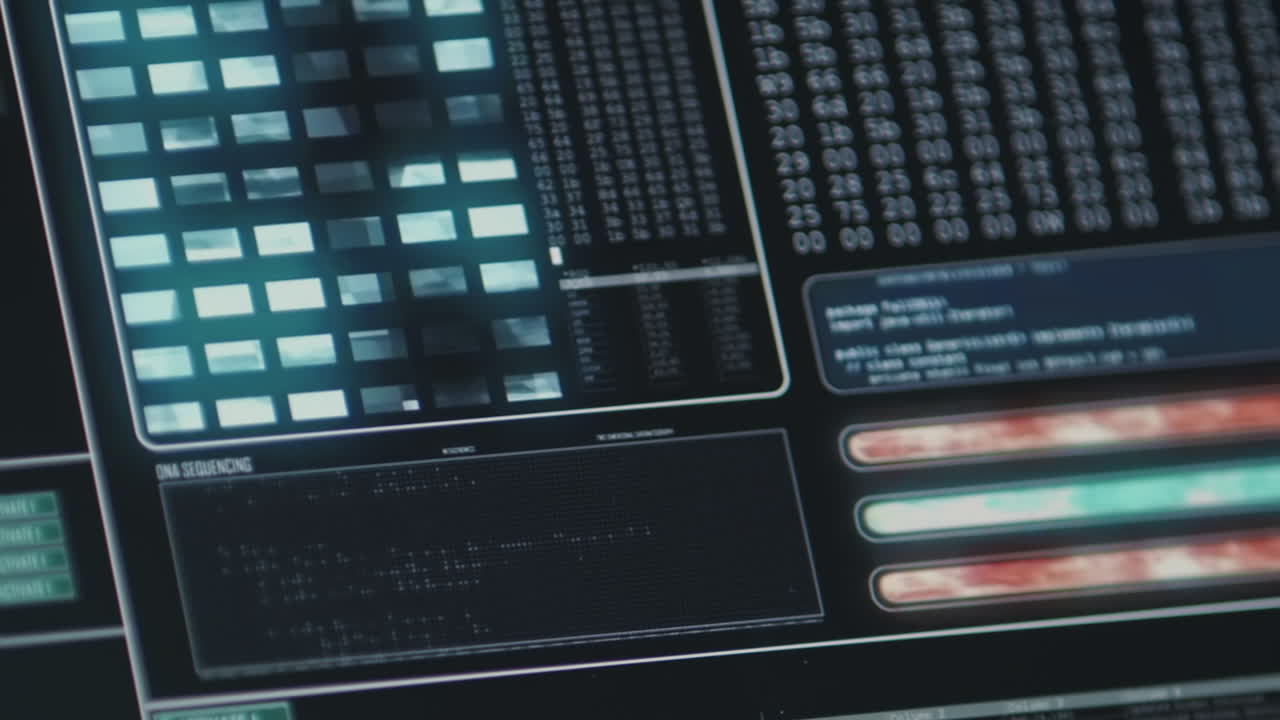 langsam verfolgte tablet-bildschirm mit verschiedenen daten und grafischen daten über die finanzkrise