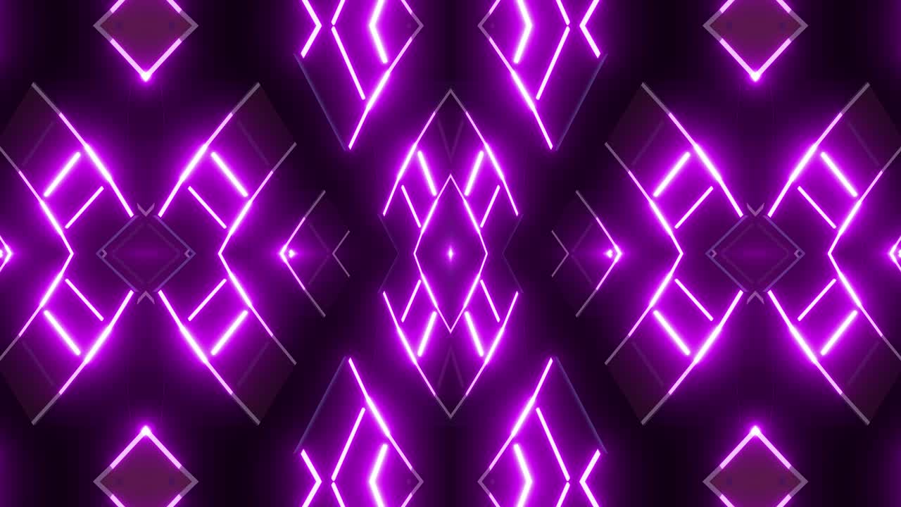 Modello geometrico astratto al neon