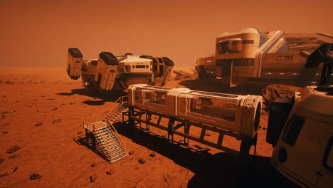 el puesto avanzado de la base de marte.