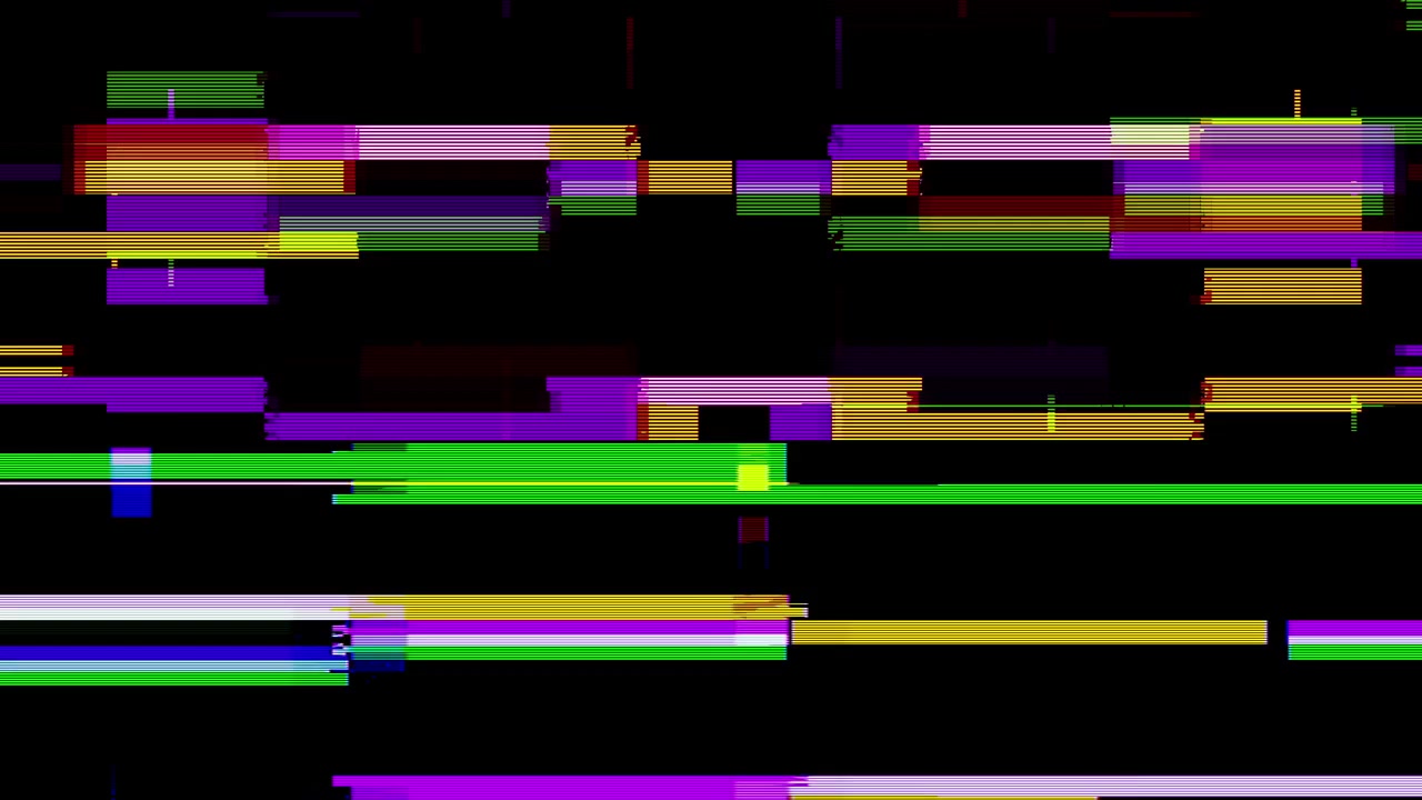 Abstract Digital Glitch Background with Colorful Data Distortion