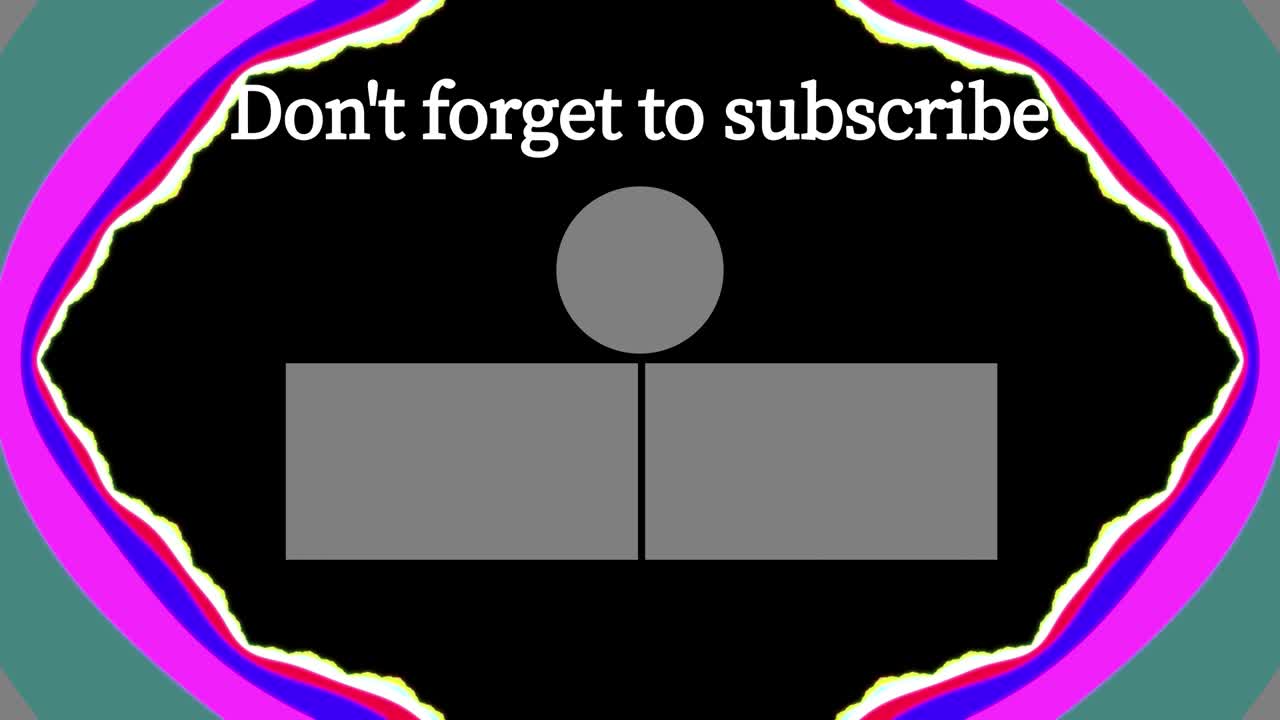 사이키델릭 플래시 엔드 카드 엔딩 스크린 모션 그래픽