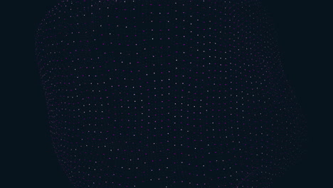 contrasting monochrome dot pattern on dark background