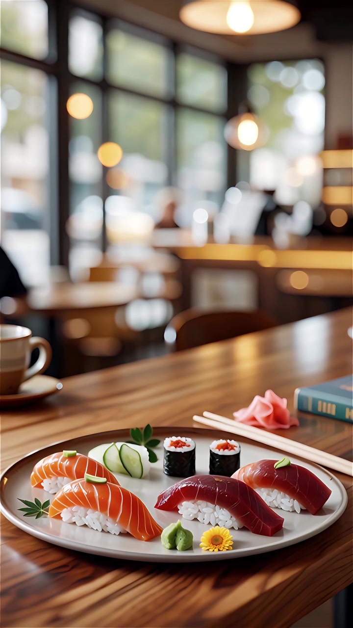 Sushi Japanese Food 4K