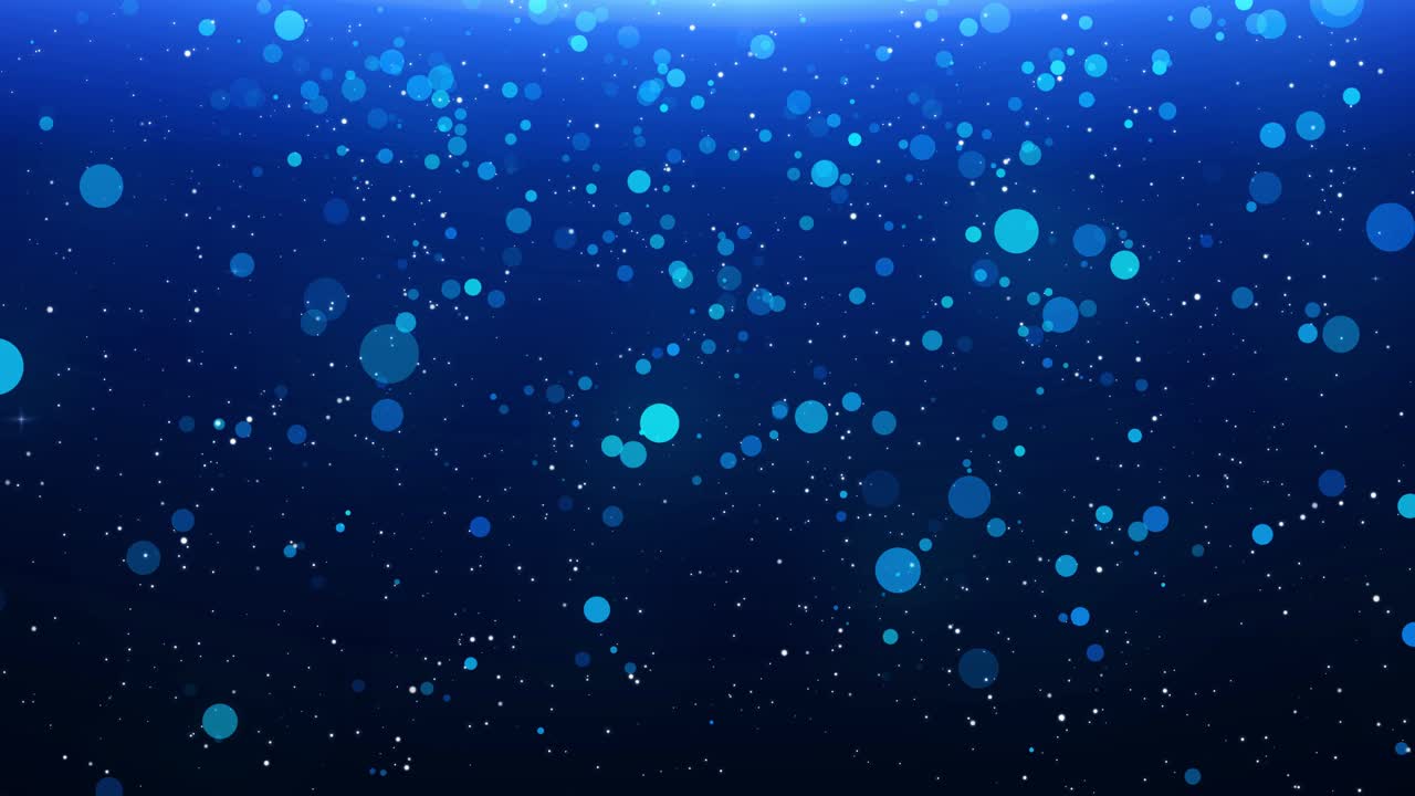 Abstract moving lines and dots particles cyber digital data network background medical business