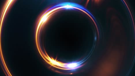 anillos brillantes abstractos