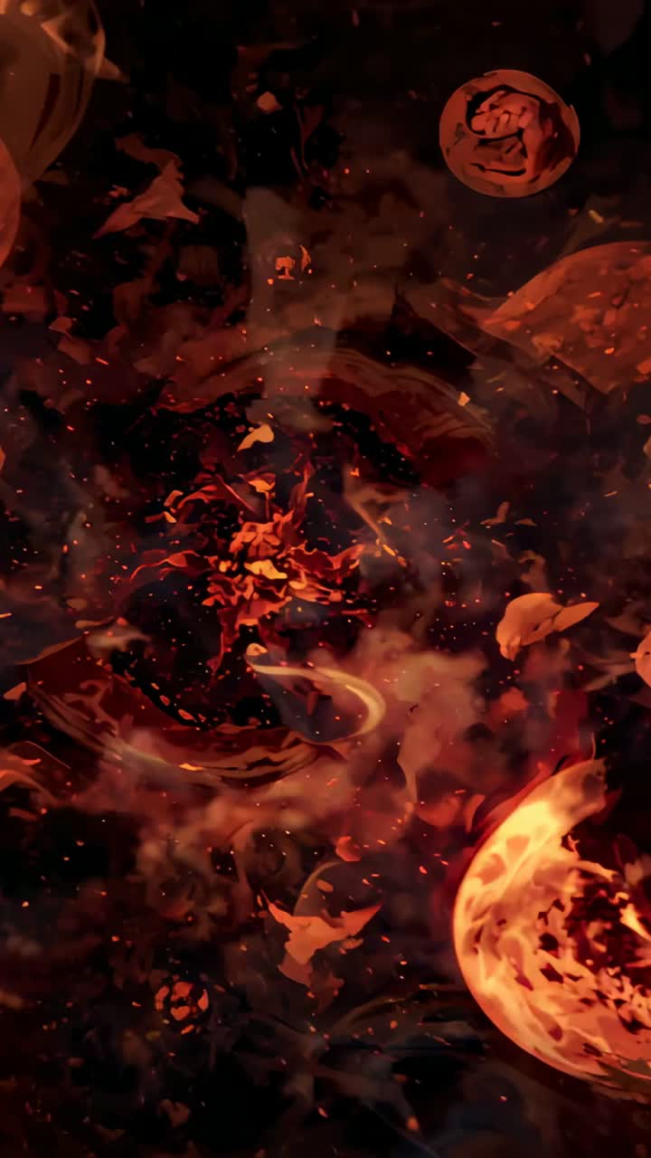 Vertical video: Moving camera approaching bulb and metal socket in dark space, revealing filaments