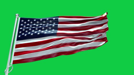 4k highly detailed flag of united states - united states flag high detail - national flag united states wave pattern loopable elements