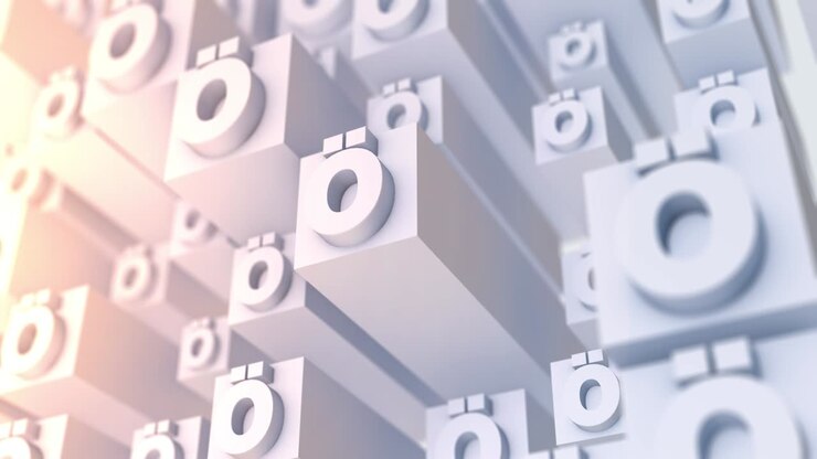 Letter Ö background (loopable)