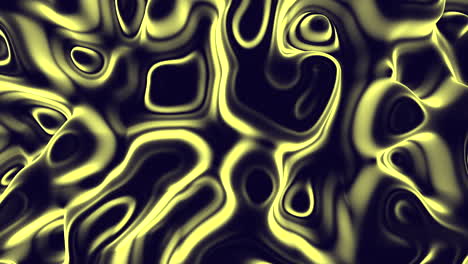 dynamic black and yellow swirling pattern