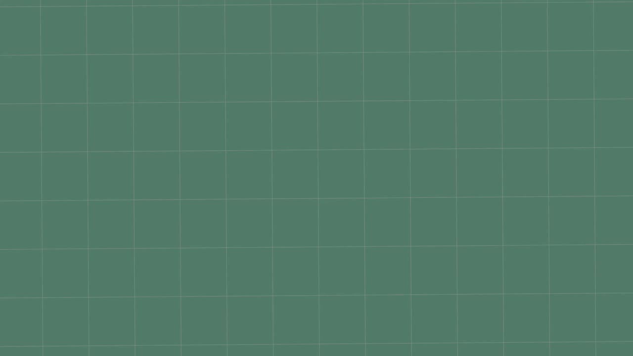 복사 공간과 함께 녹색 배경에 그리드 네트워크에서 망원경 아이콘의 애니메이션