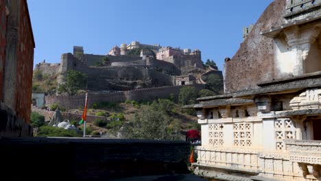 majestic kumbhalgarh fort in rajasthan, india