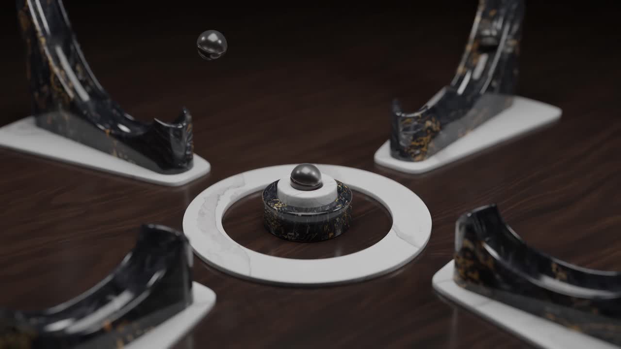 추상적인 대리석 기하학적 디자인