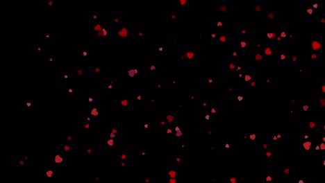forma de corazón están soplando y moviéndose, estilo plano símbolo de amor, el concepto de elemento de diseño, emoción, redes sociales, día de san valentín, felicidad