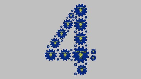 oregon número cuatro