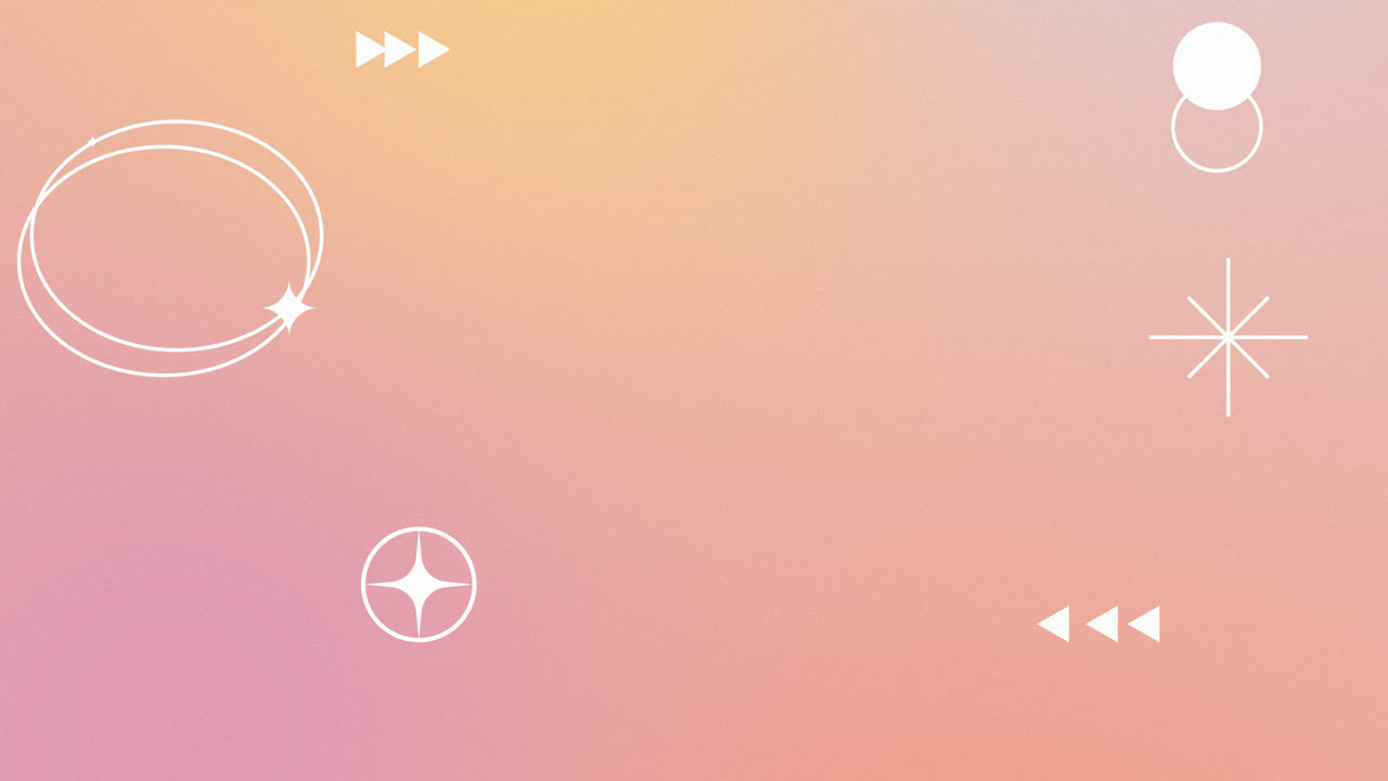 Abstract Gradient Background with Geometric Shapes and Noise Texture