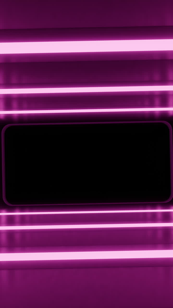 Purple Neon Geometric Background