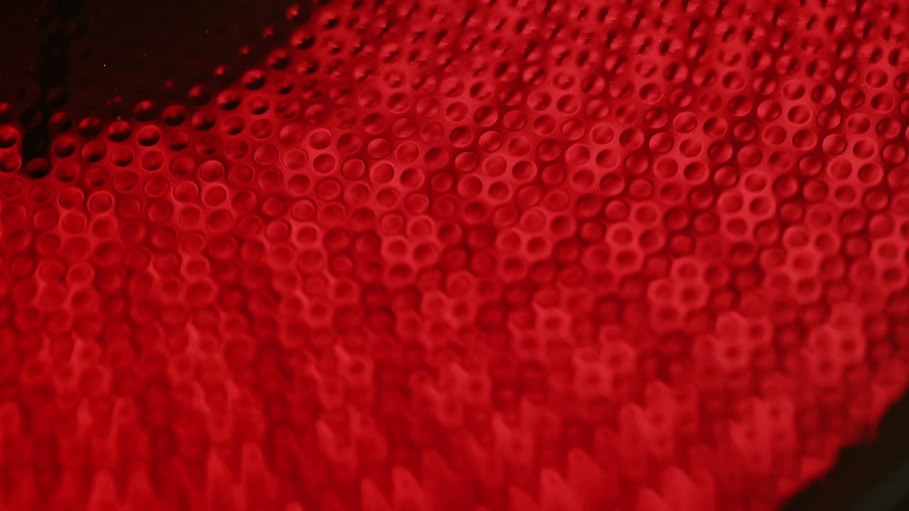 Modern electric hotplate heating element - extreme close up