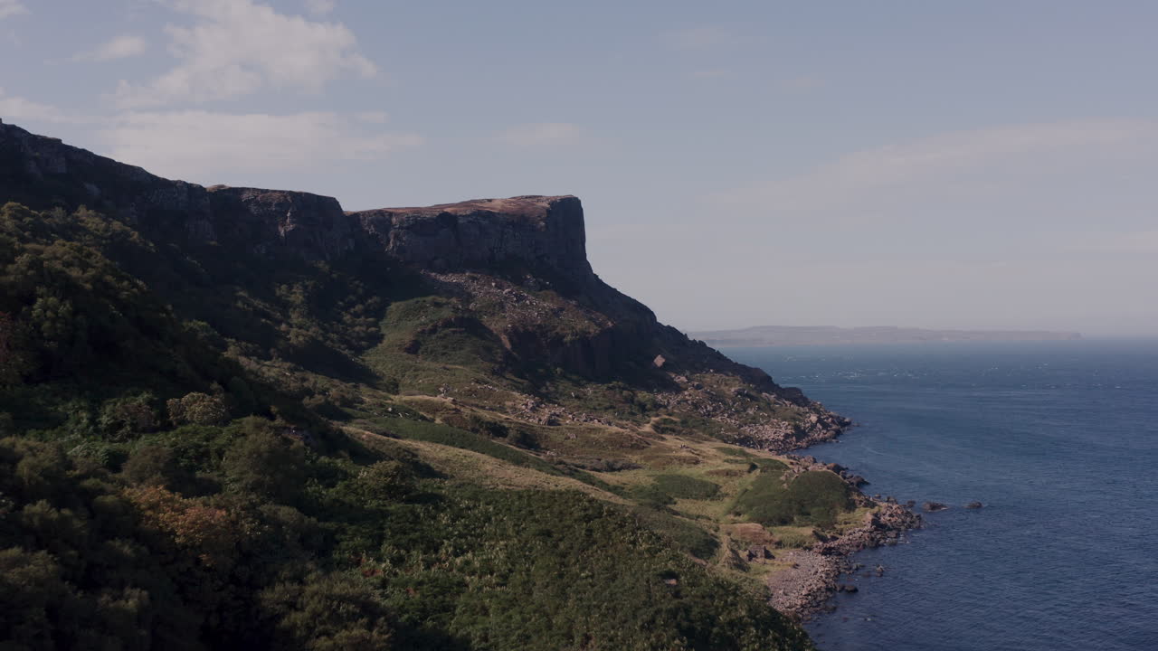 Dramatic Scottish Coastline with Cliffs