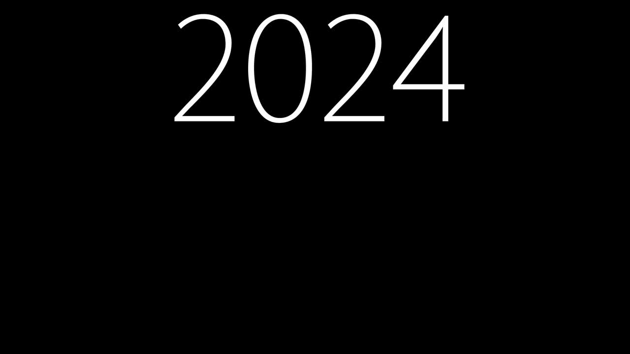 2024 text animation motion graphics